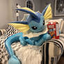 Friday Flareon - Arron the Vaporeon eating Cheezit