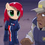 Mass Effect Continuum: Shepard pony and Anderson