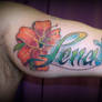 Lena's Tiger Lily Tattoo