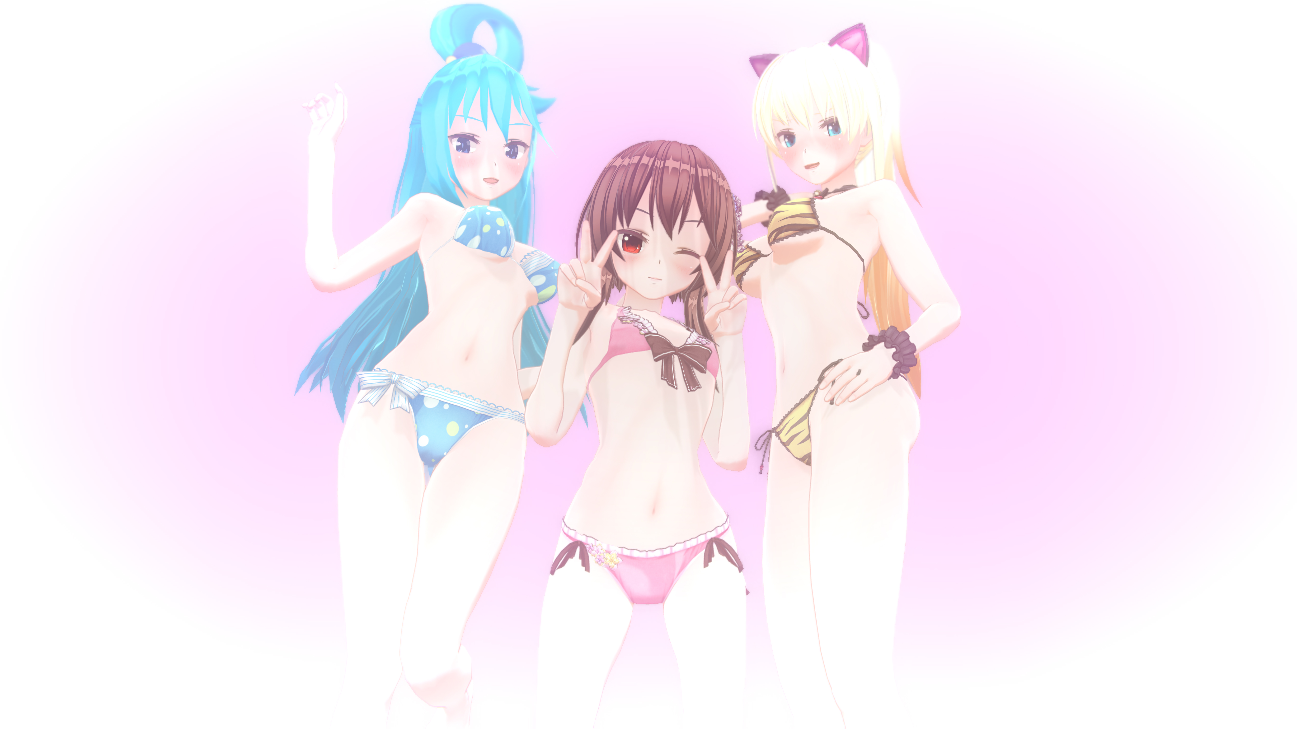 Aqua Megumin Darkness Custom Maid 3d 2 By Ryuumabrunestud On Deviantart