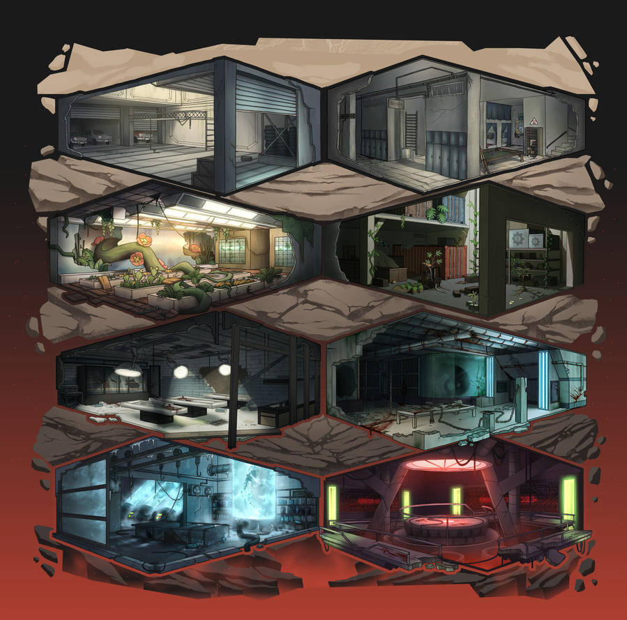 PA || DDay - Chapter Rooms by BendustKas on DeviantArt