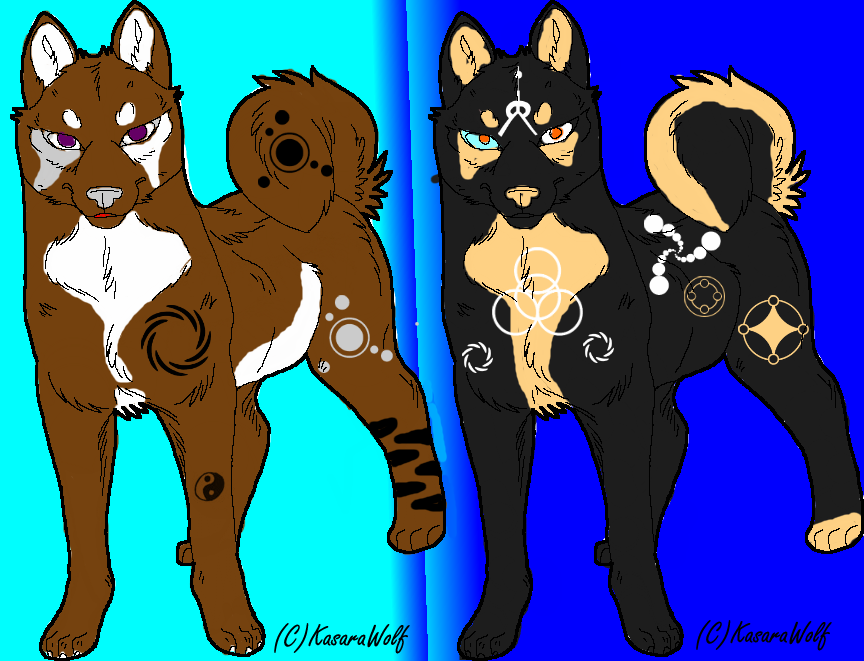 Adult huskies 2 breedables