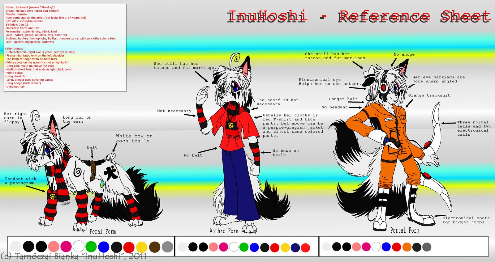 InuHoshi - Reference Sheet