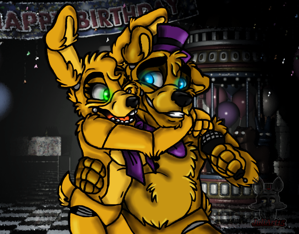 R.i.p. fredbear e springbonnie 😑😢