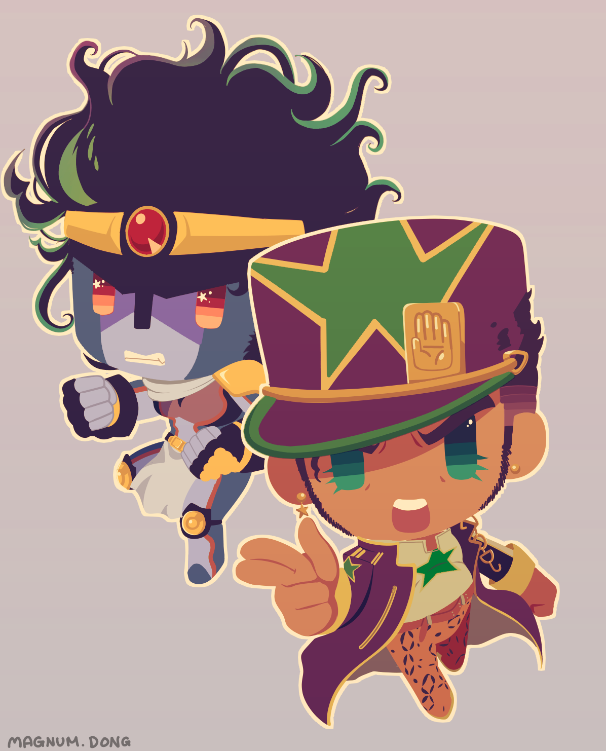 Jotaro x Kujo Part 6 - Chibiness Overload - Jotaro Kujo Jojo - Tapestry