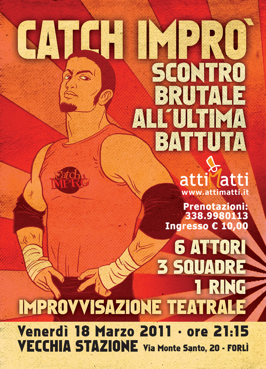 Improvisation Theatre Show Poster