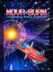 Nova Burn - Cover illustration and Logo