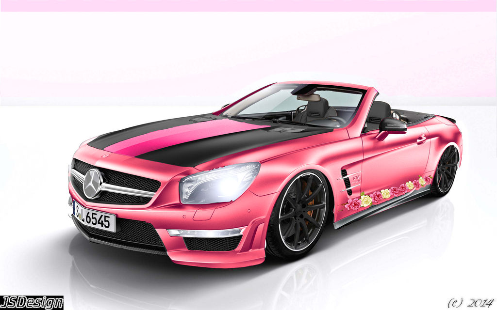 2013-Mercedes-Benz-SL65-AMG Pink :P