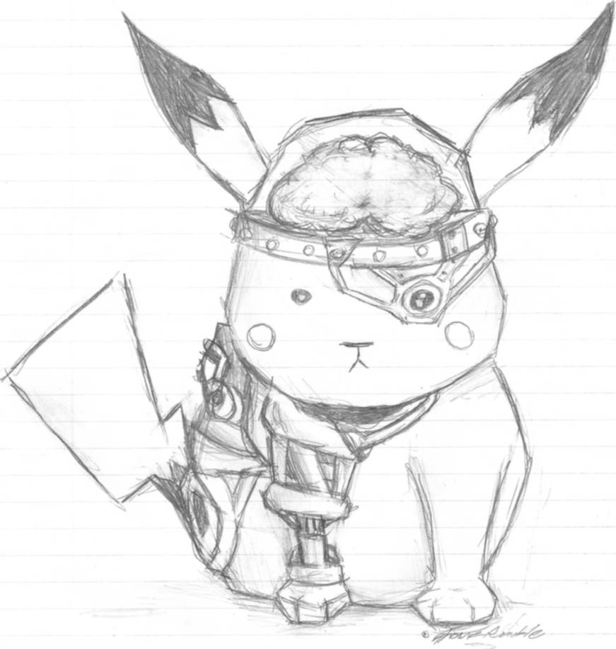 Pikachu Using A Computer Cyber Pikachu by shanerumble on DeviantArt