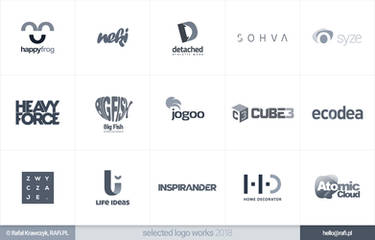 Logofolio - selected logo works 2018