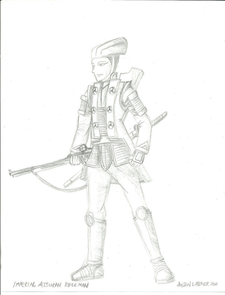 Samurai Rifleman by Aneirin-Aryon on DeviantArt