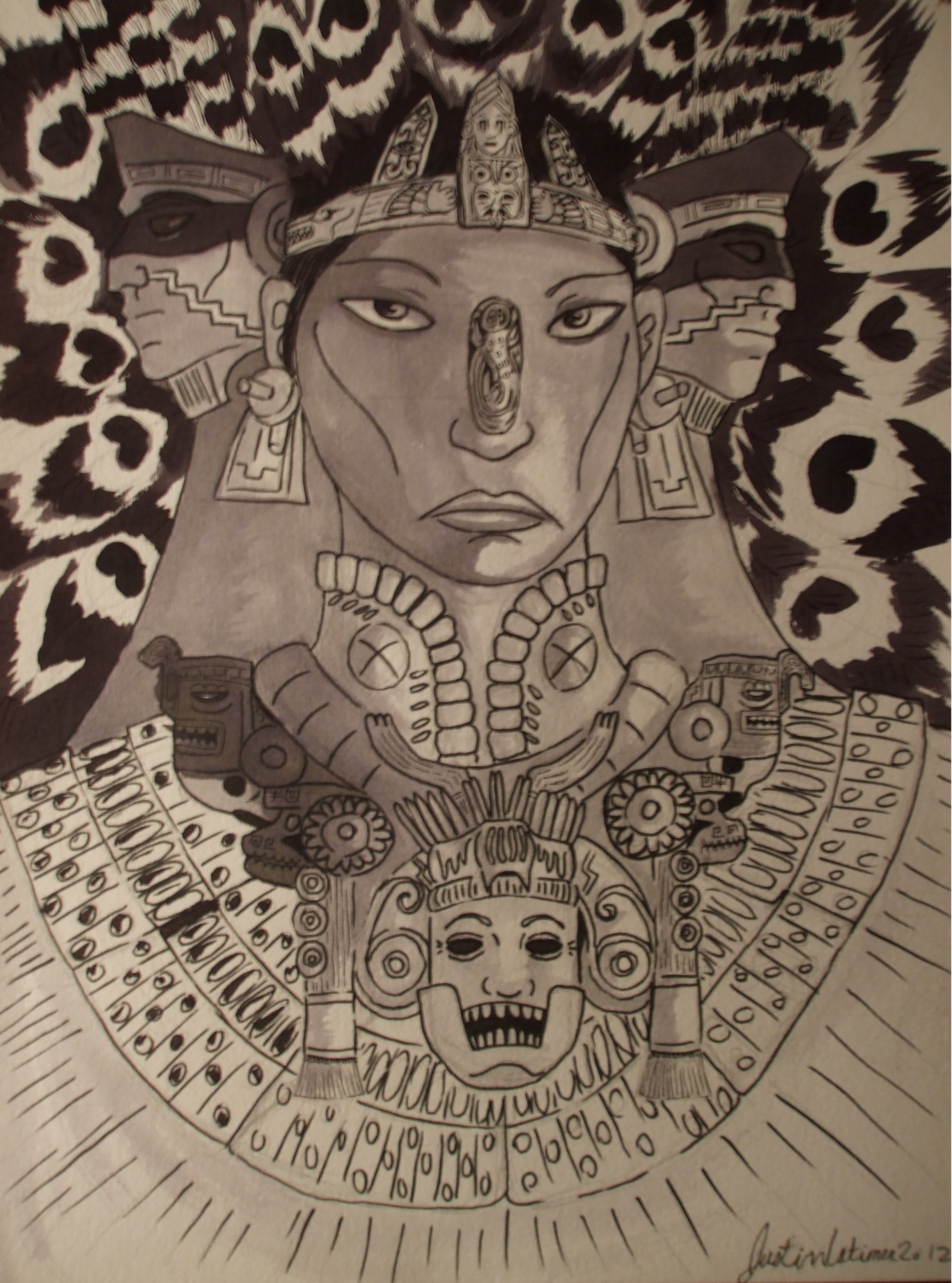 Mayan Emperor by Aneirin-Aryon on DeviantArt