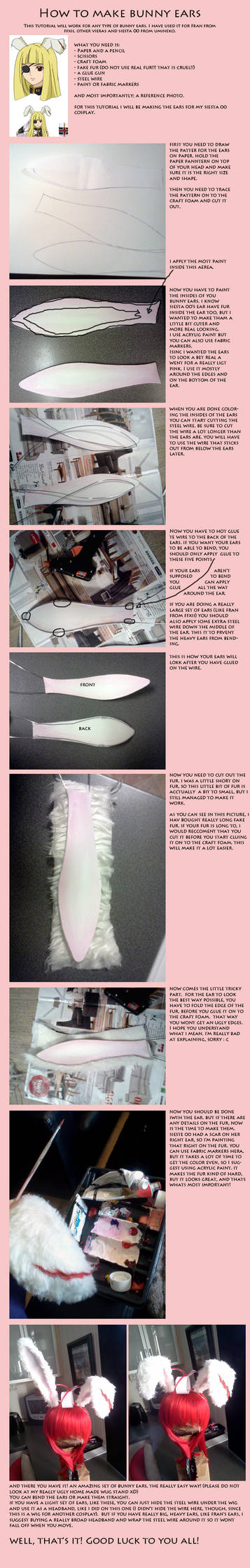 Bunny Ears Tutorial by Rirukuo