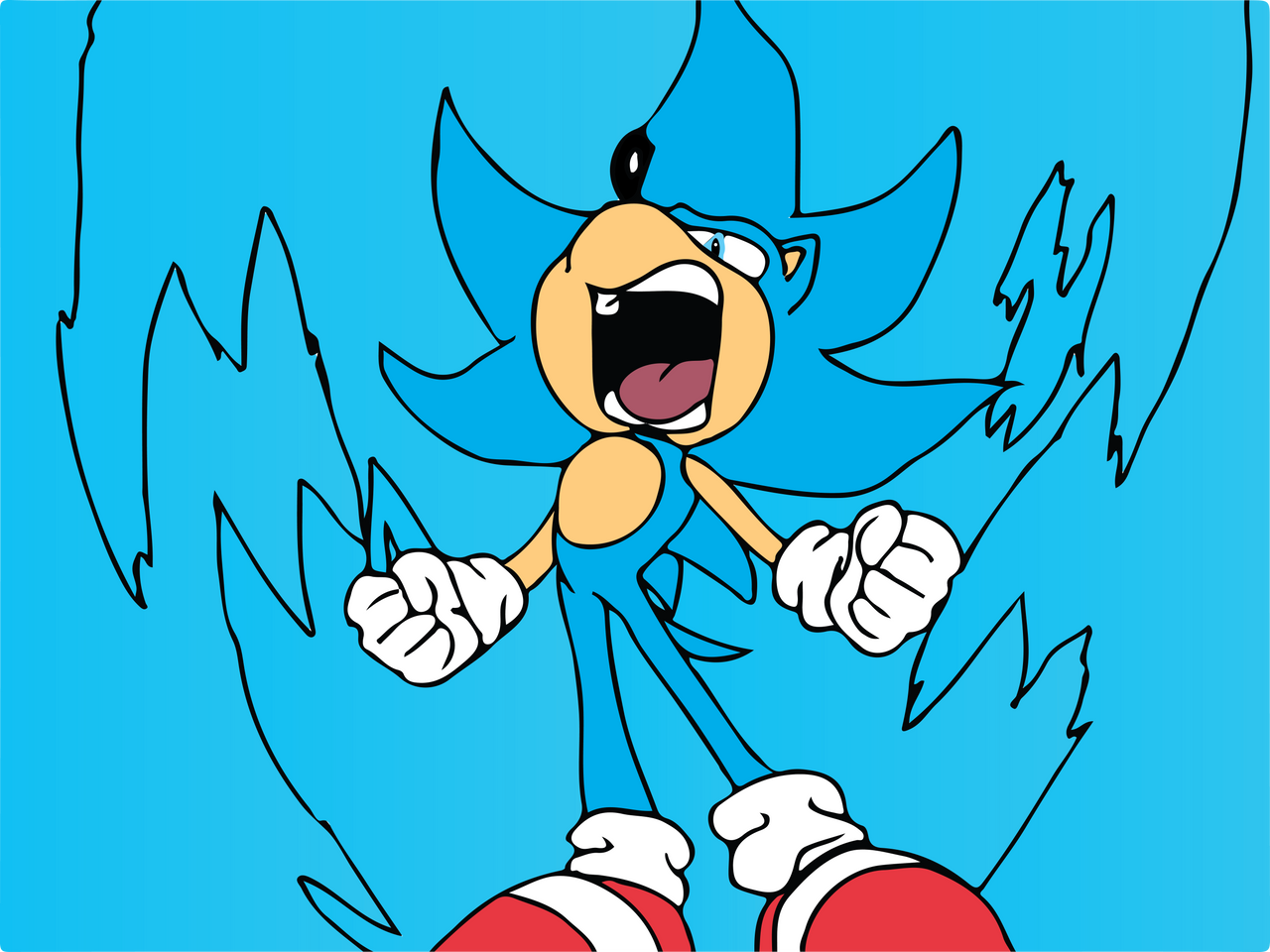 Super Sonic Blue Unleashed by SonicStreak5344 on DeviantArt