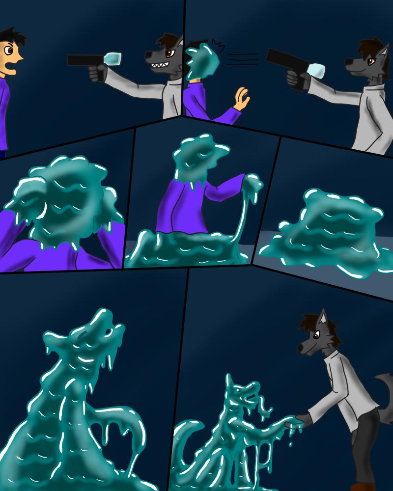 Slime TF comic 2nd