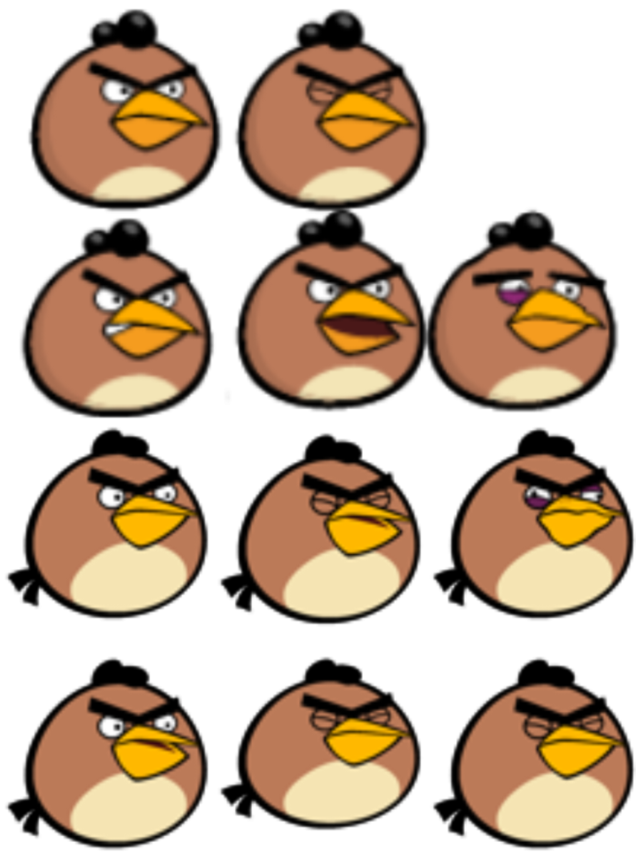 Anger Sprite Angry Birds Carver sprites by doublefan3021 on DeviantArt
