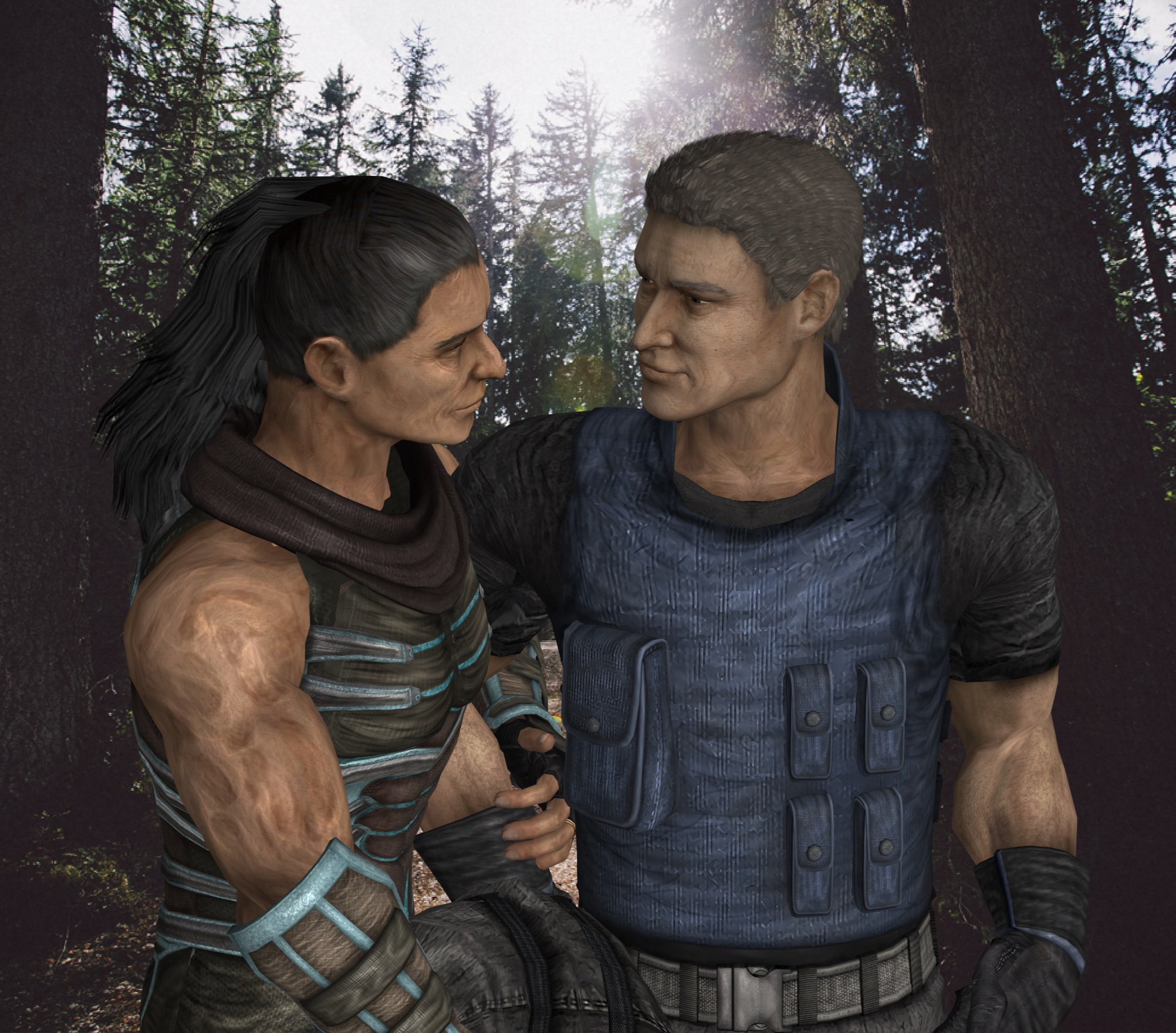 Mortal Kombat- Kabal and Stryker by GavinoElDiabloGuapo on DeviantArt