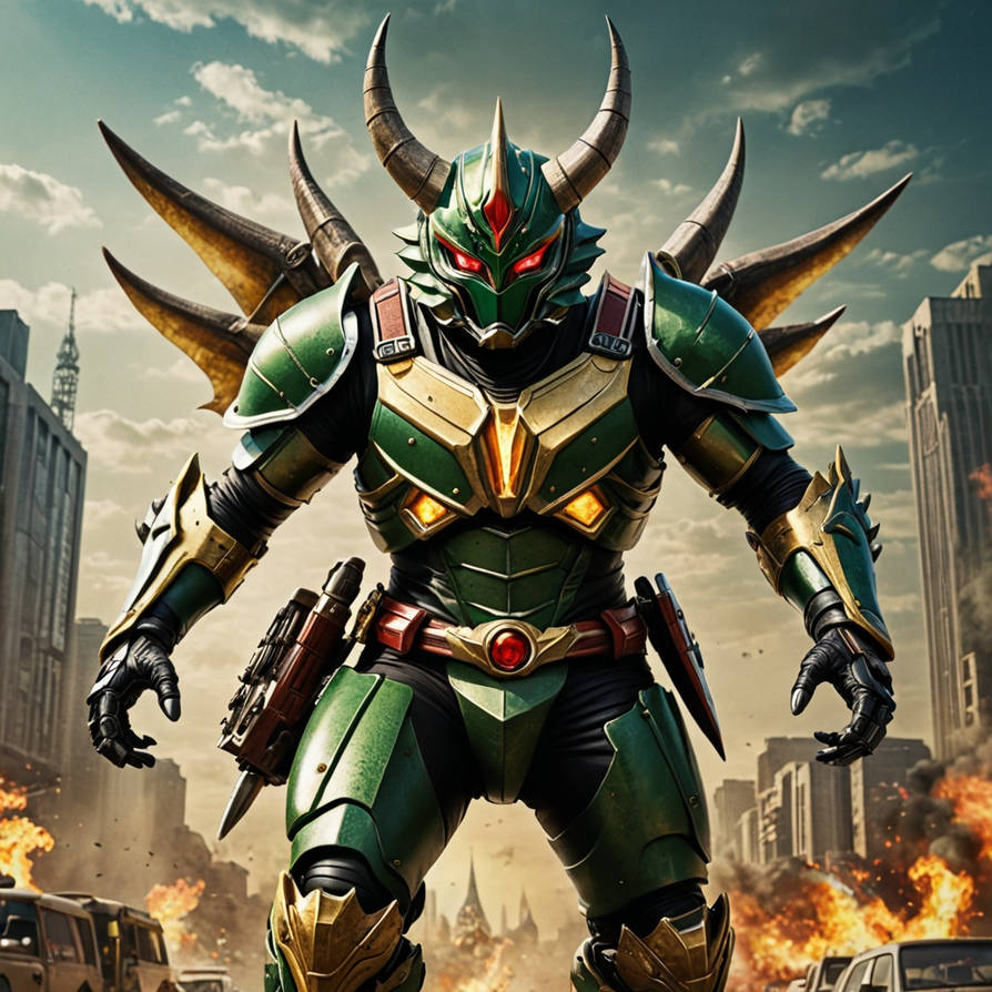 Kamen Rider Triceratops by RedDragowolf on DeviantArt