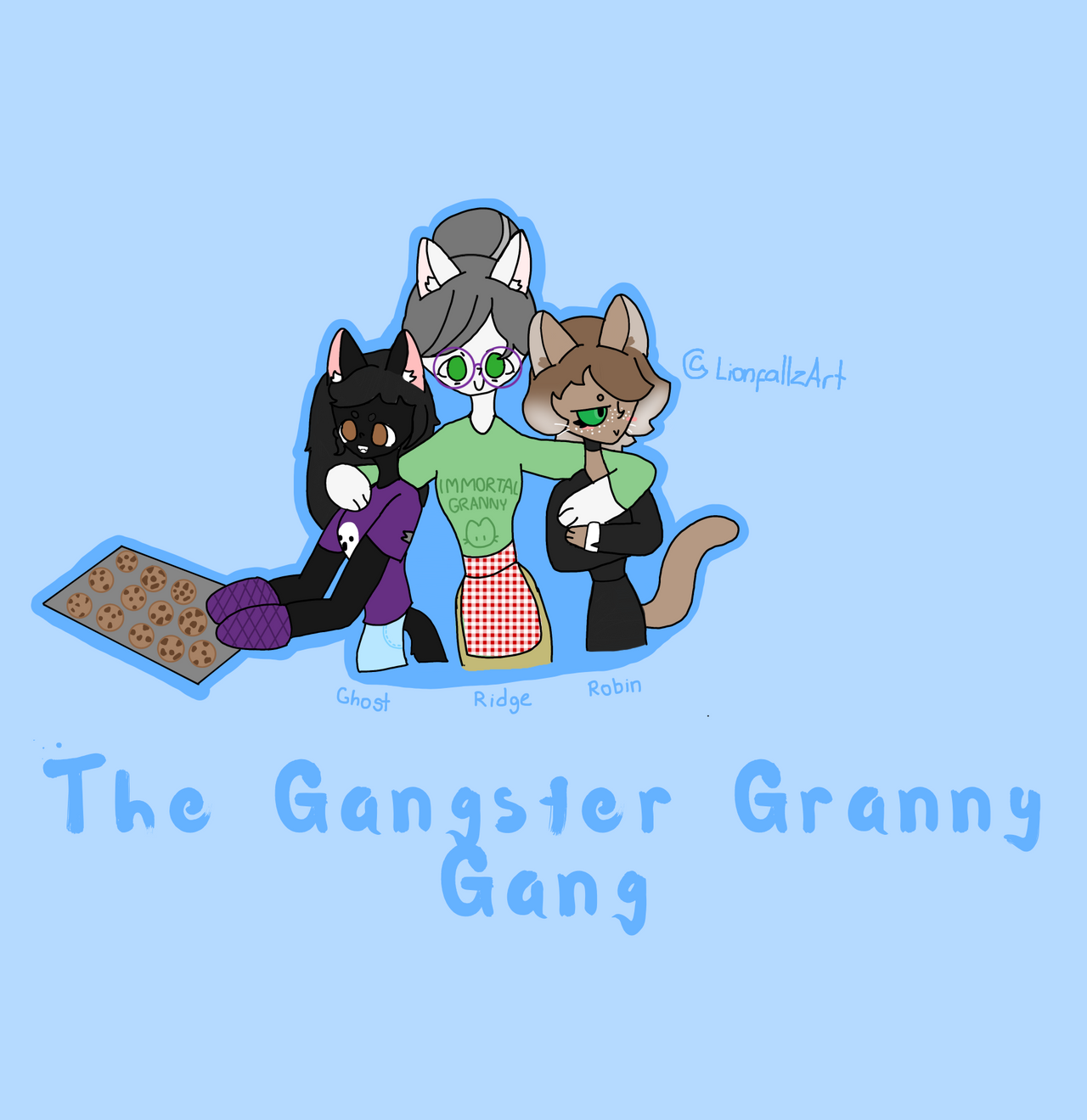The Gangster Granny Gang by LionfallzArt on DeviantArt