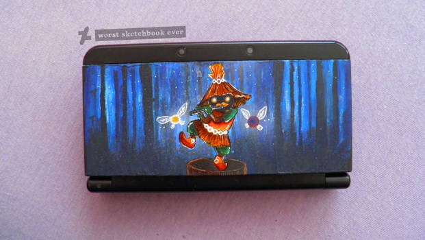 [Skull Kid] NINTENDO 3DS custom coverplate (WIP)