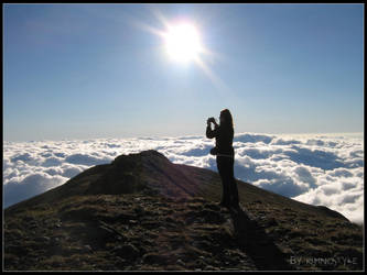 Above the clouds