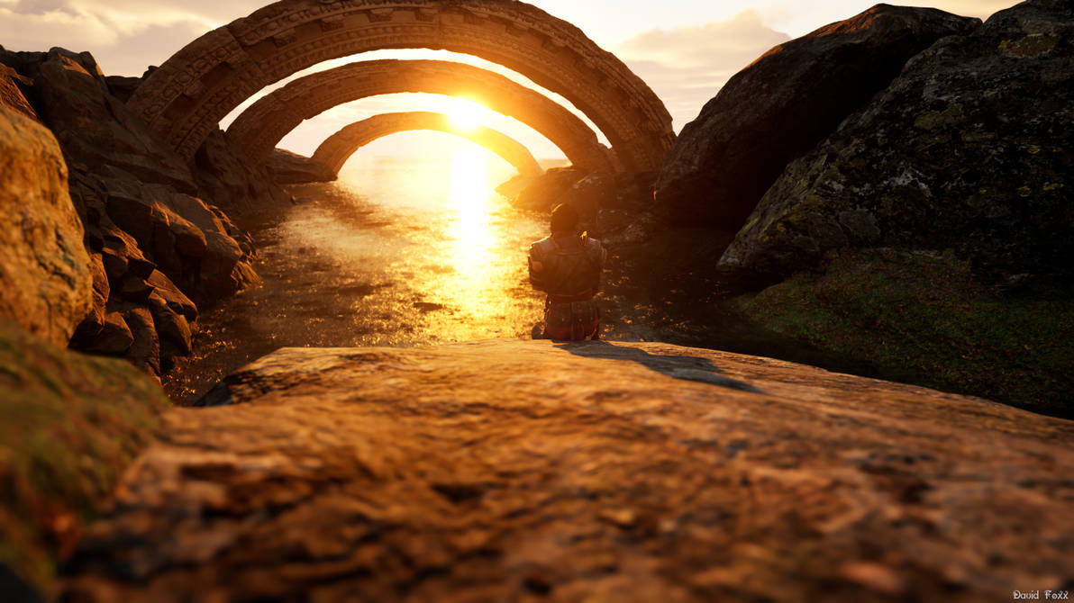 Arches river by DavidFoxxArt on DeviantArt