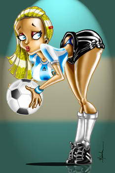 Argentine Soccer Girl