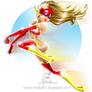 The Flash Girl Pin Up