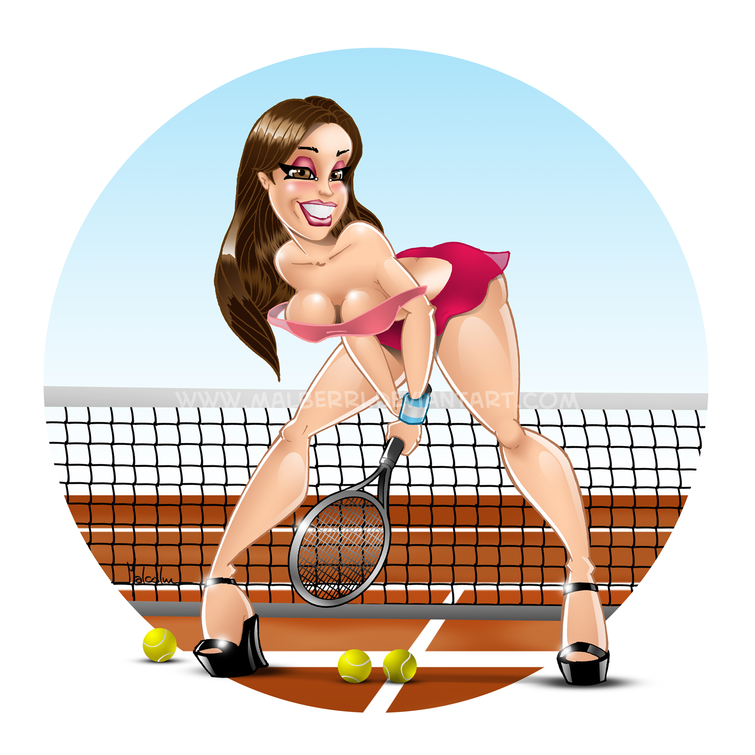 Tennis Pinup