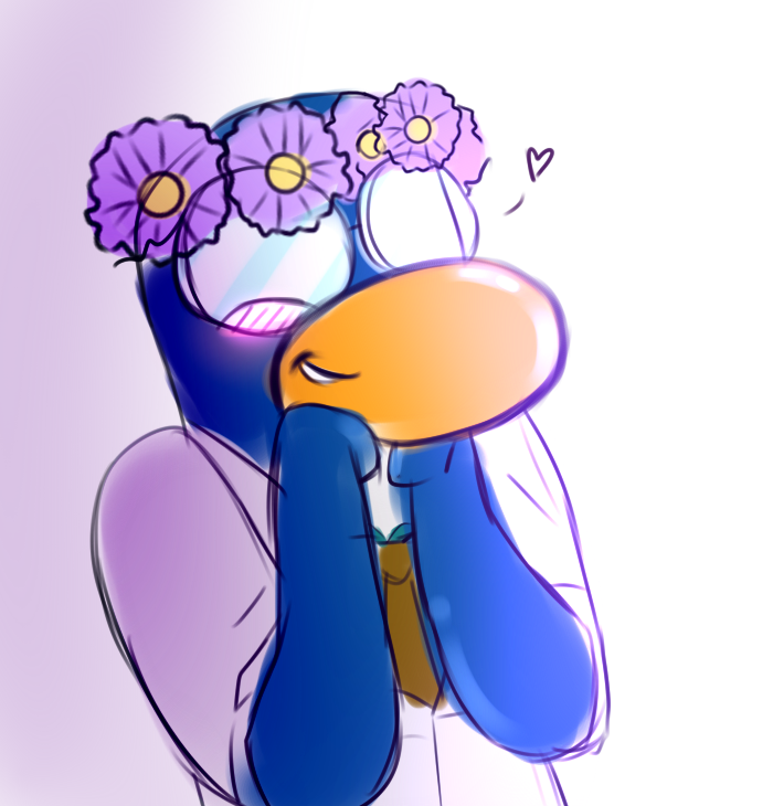 Gary W/ Flower Crown Doodle