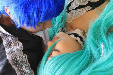 Cosplay: vocaloid cantarela