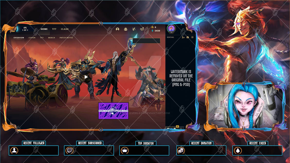Night and Dawn Kayn - Lobby Overlay by LoL-Overlays on DeviantArt