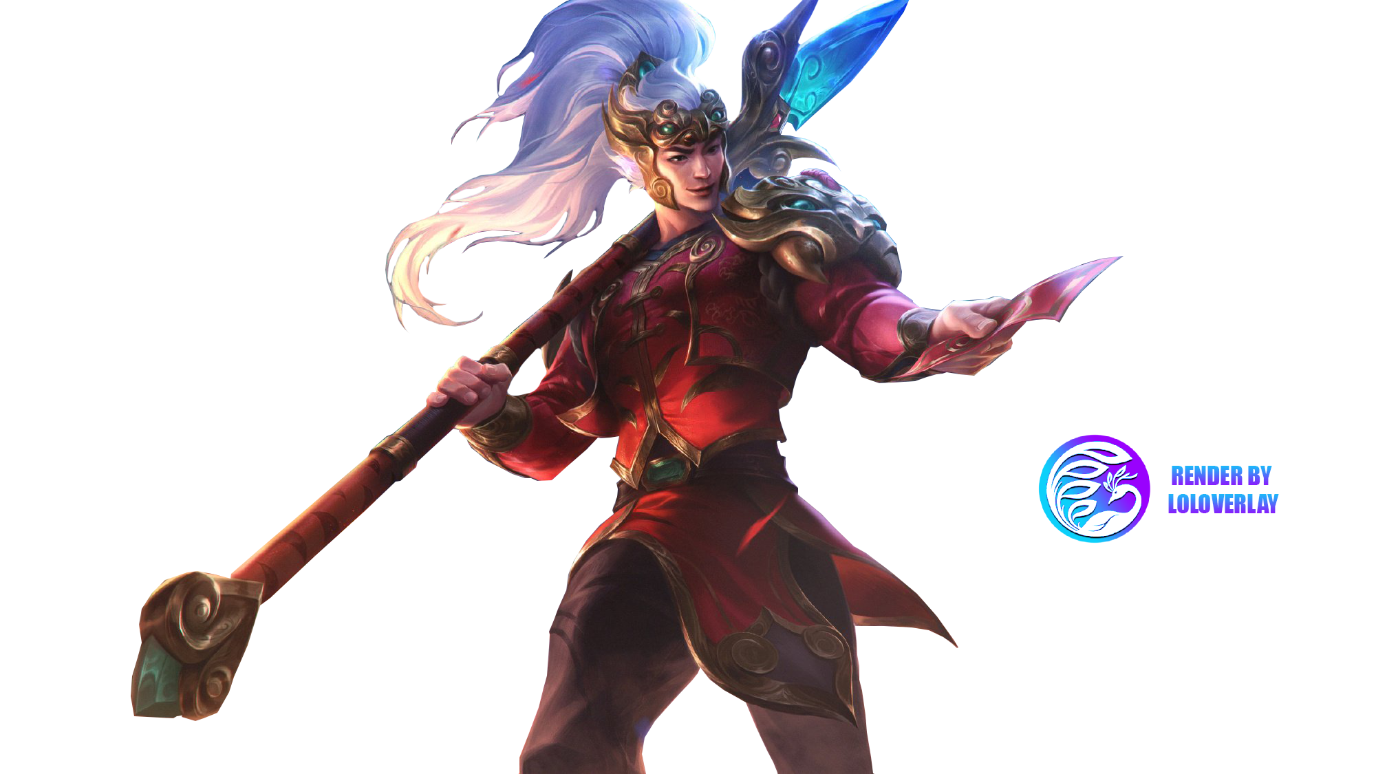 Firecracker Xin Zhao - Render (League of Legends) by LoL-Overlays on