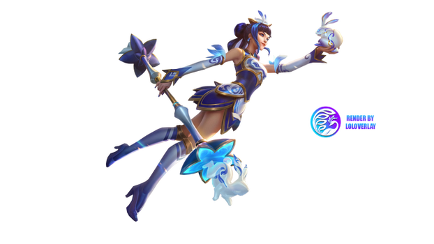 Porcelain Lux - Render League of Legends 4k