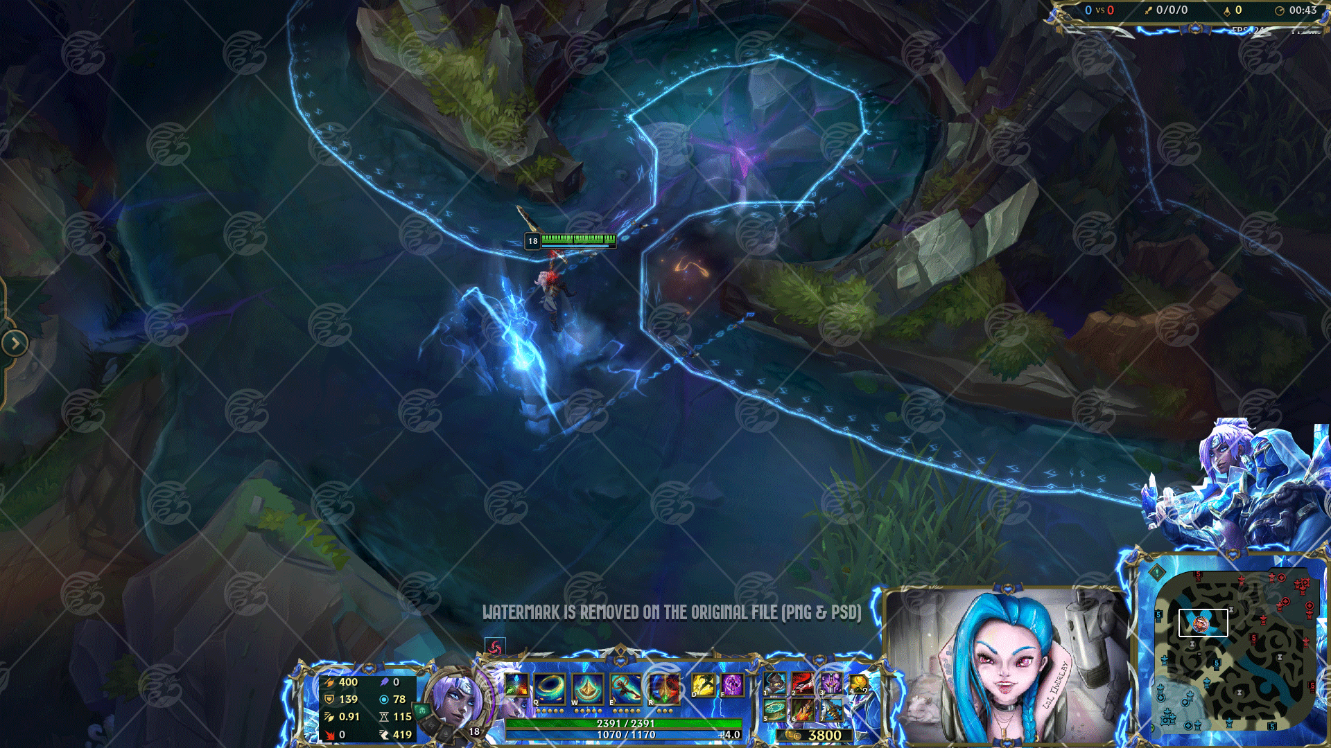 Shockblade Shen x Qiyana - In Game Overlay by LoL-Overlays on DeviantArt