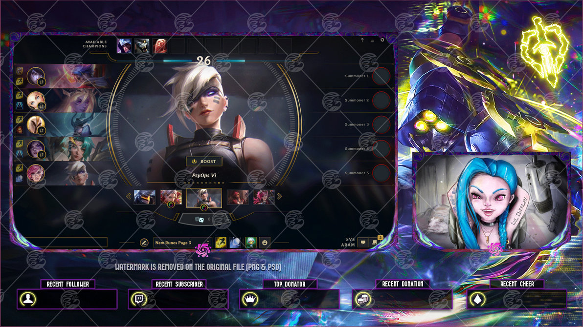 Psyops Zed - Lobby Overlay by LoL-Overlays on DeviantArt