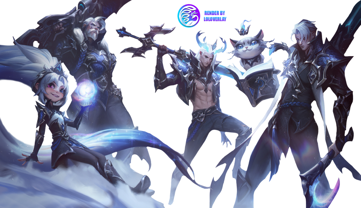 EDG Aphelios Graves Viego Yuumi Zoe - Render by LoL-Overlays on DeviantArt