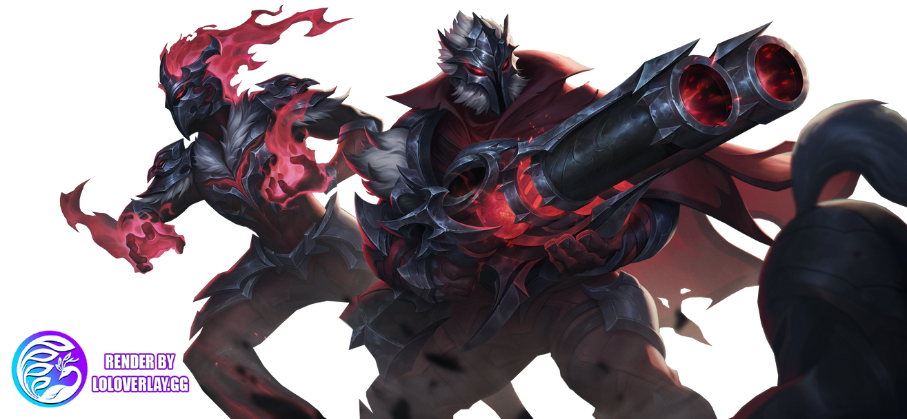 Marauder Graves and Brand - Render (Wild Rift 4k) by LoL-Overlays on