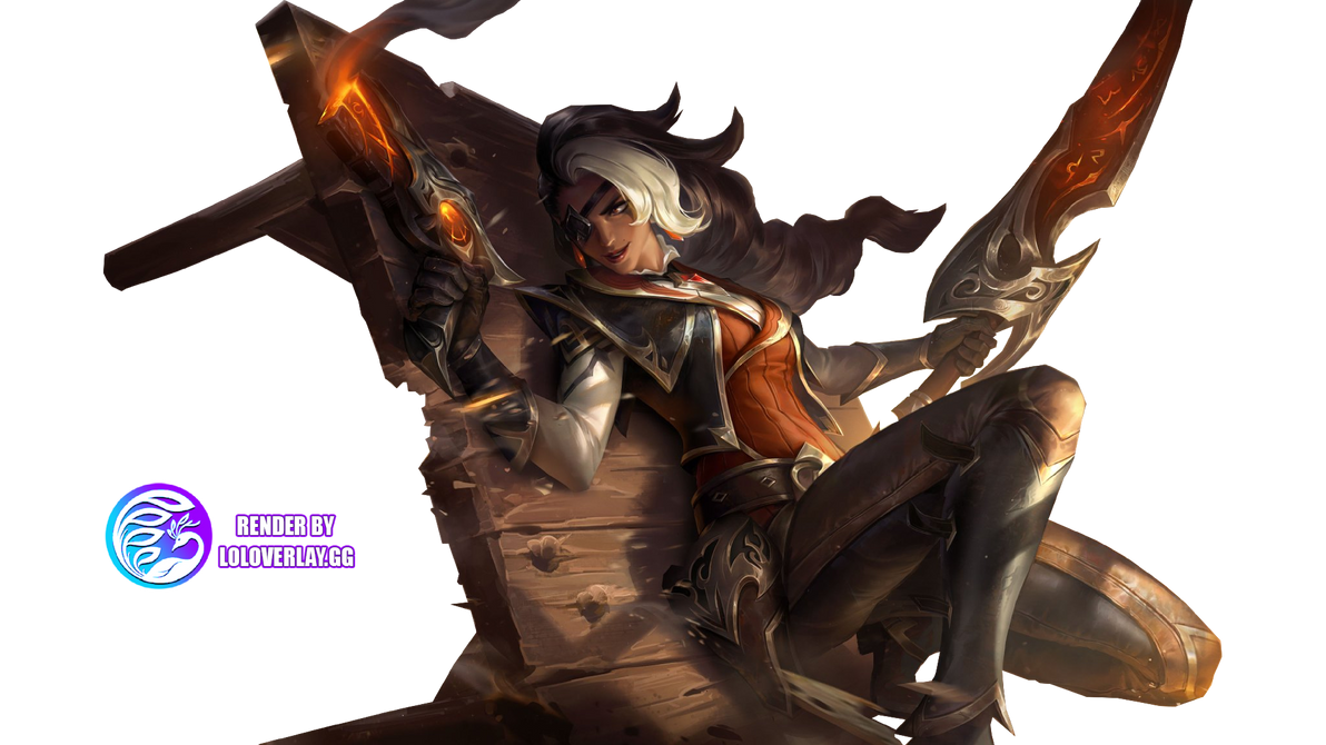 High Noon Samira - Render (League of Legends 4k) by LoL-Overlays on