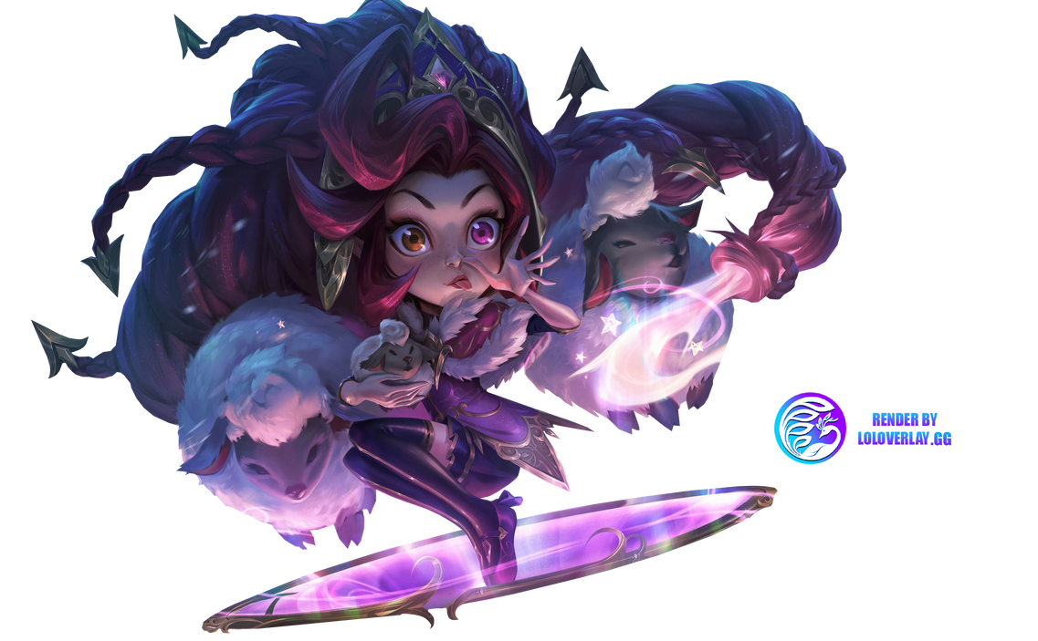 Winterblessed Zoe - Render 4k by LoL-Overlays on DeviantArt