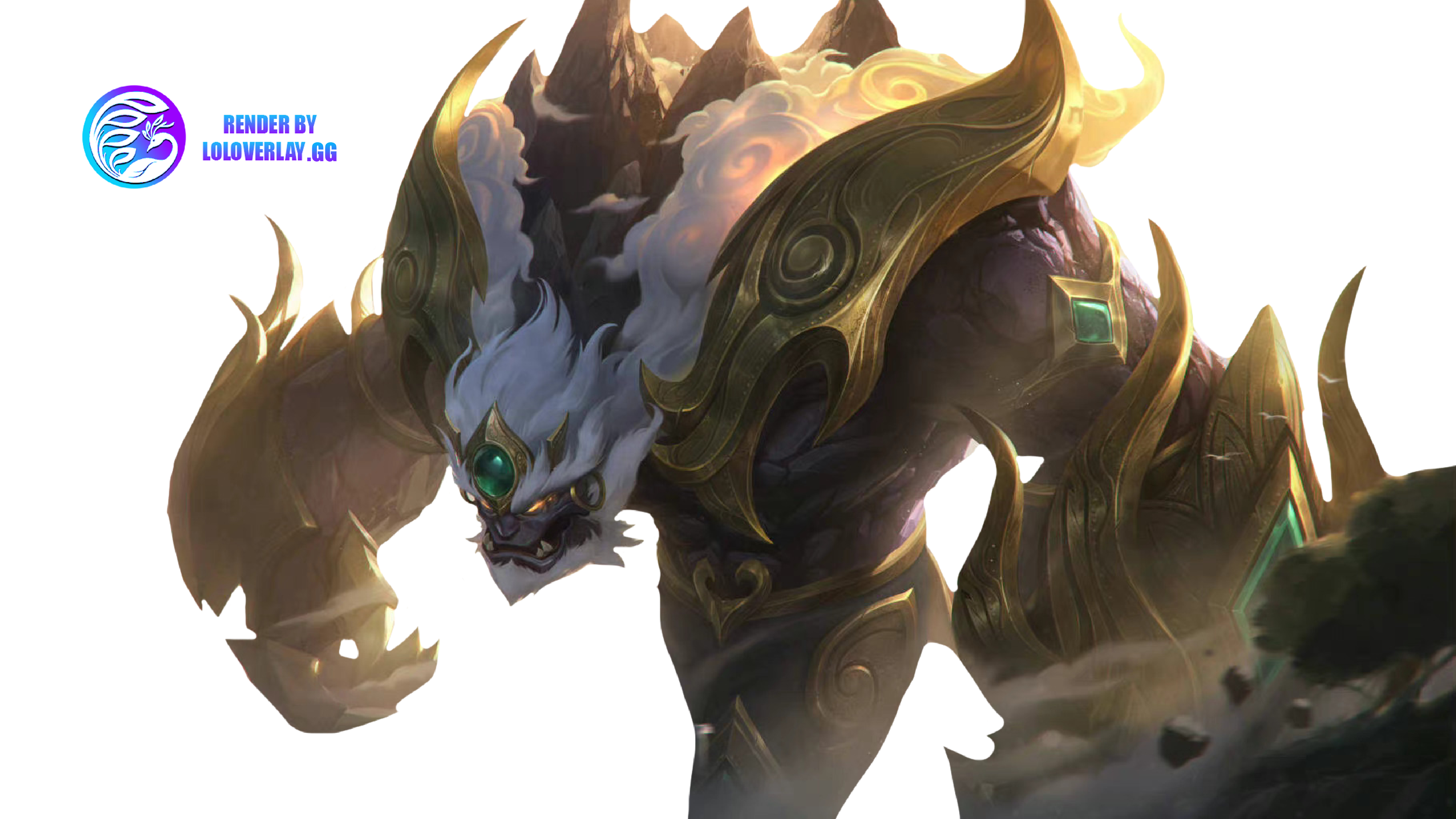 Lunar Guardian Malphite - Render 4k by LoL-Overlays on DeviantArt