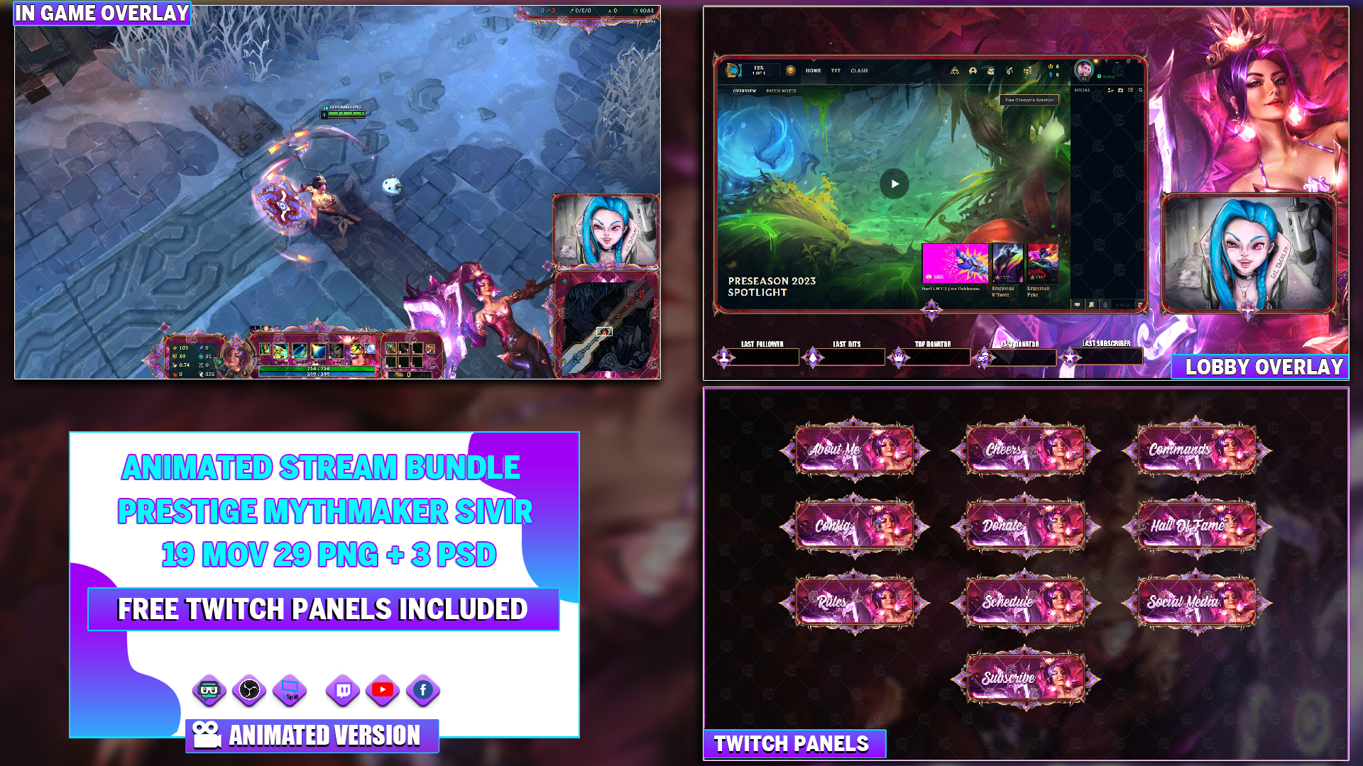 Prestige Mythmaker Sivir - Stream Bundle by LoL-Overlays on DeviantArt