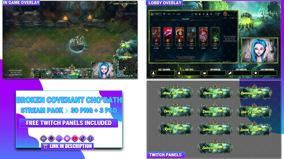 Broken Covenant ChoGath - Stream Bundle by LoL-Overlays on DeviantArt