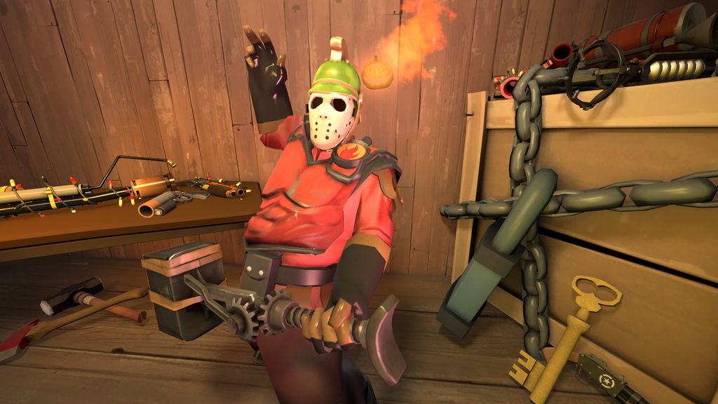 pyro and his weapons by gigitygooguy on DeviantArt