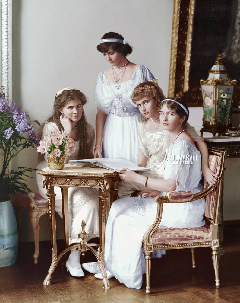 COLOR: Grand Duchesses of Russia (OTMA)