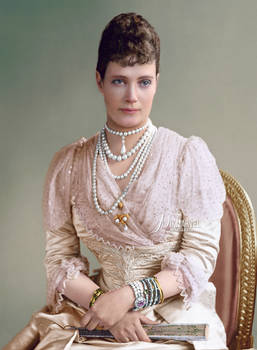 COLOR: Empress Maria Feodorovna of Russia