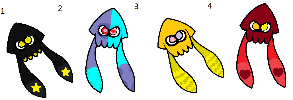 Free Inkling Squid Form Templates by CassandraMarteena on DeviantArt