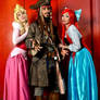 Capt. Jack and his... princesses??