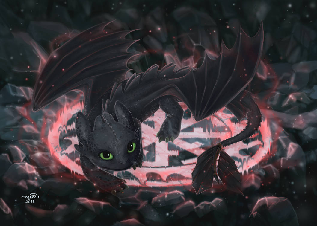 Toothless - Night Fury by SiqNO on DeviantArt