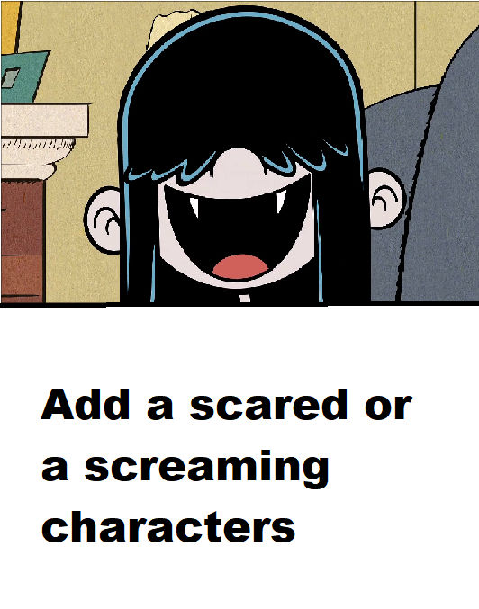 Eraser Is Afraid Of Something Meme Template by WessieBoi99 on